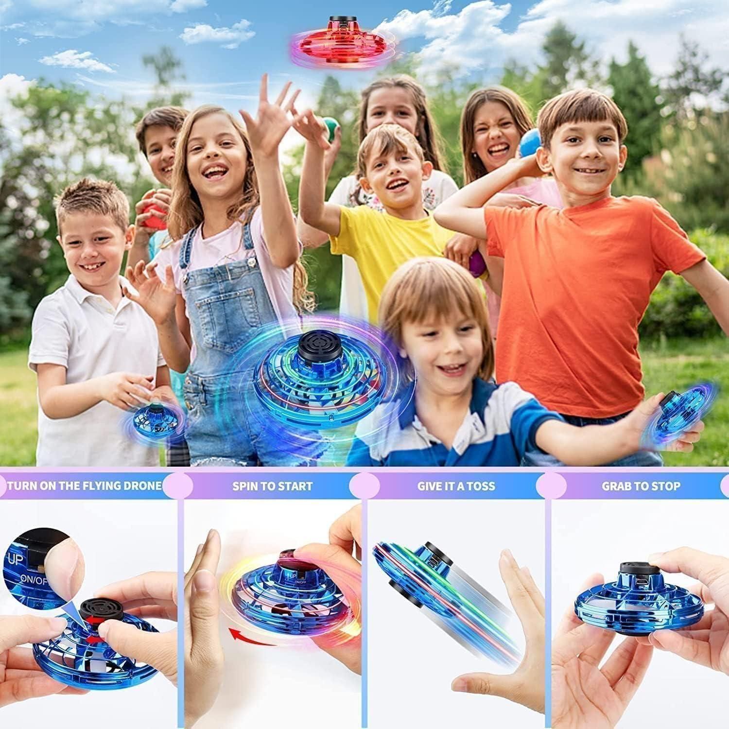 ✨ Magic Flying Orb Spinner – Electric Boomerang Toy with LED Lights